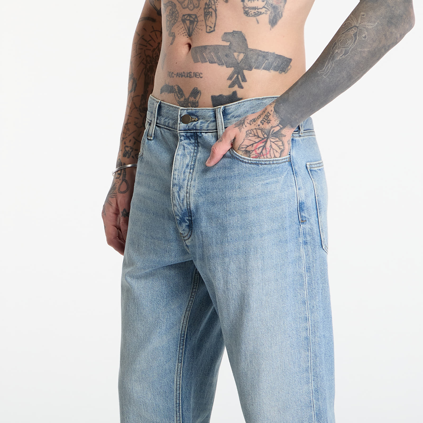 Men's jeans Fear of God Essentials Denim 5-Pocket Jeans Classic Blue