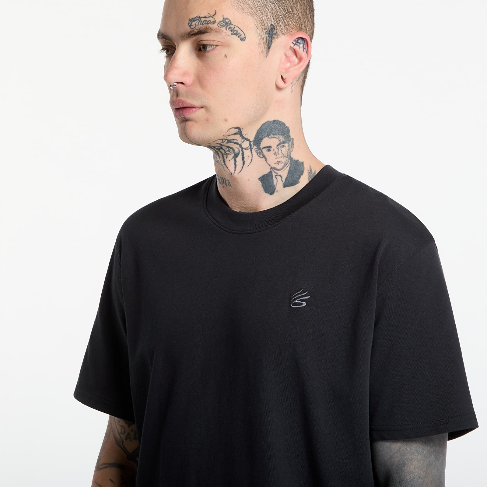 T-shirts Under Armour Curry LC Logo Tee Black