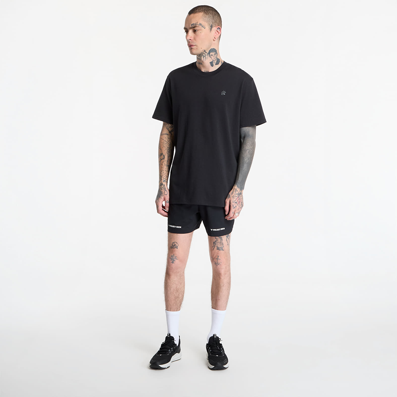 T-shirts Under Armour Curry LC Logo Tee Black
