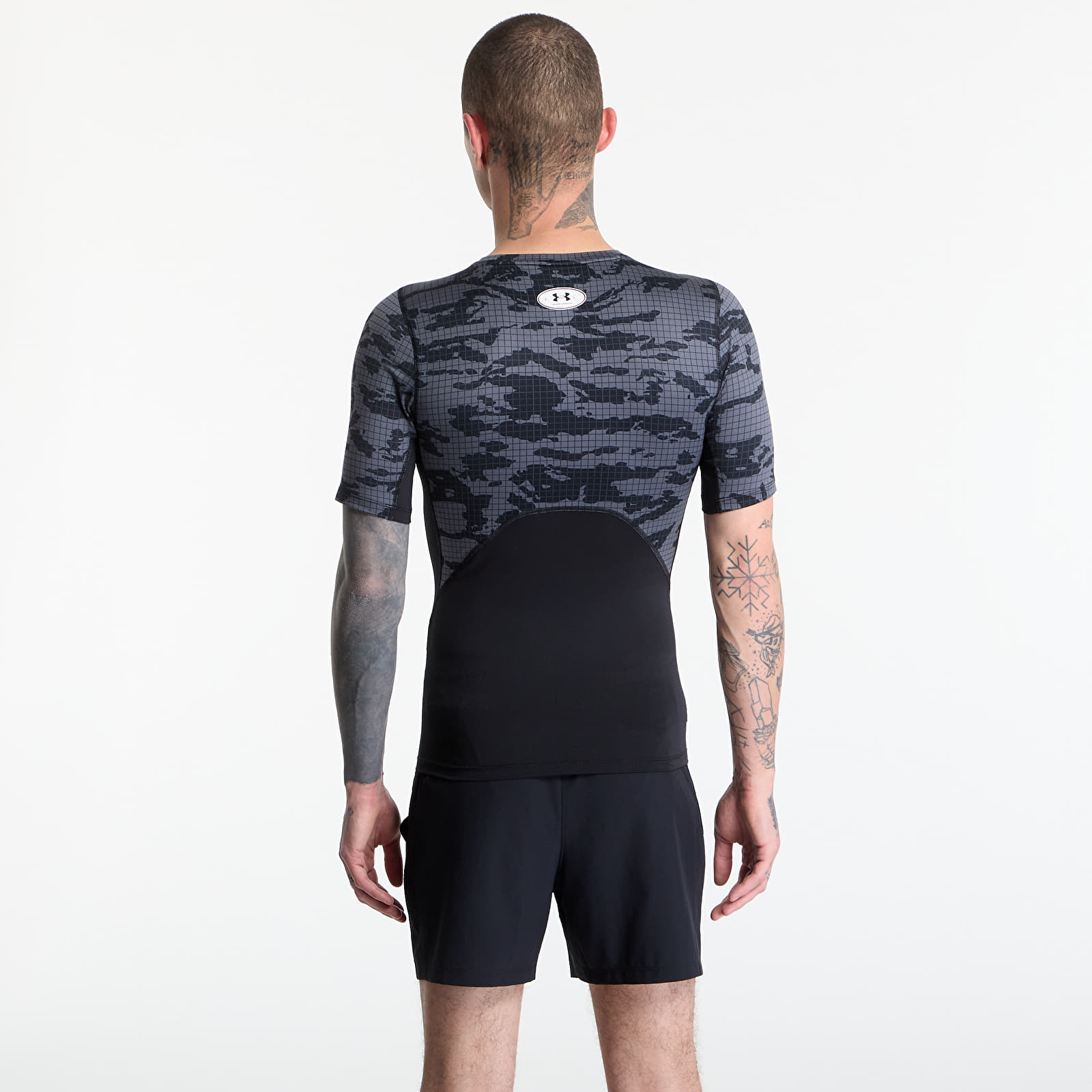 T-shirts Under Armour HG Printed SS Black