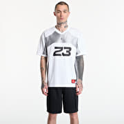 Jordan Flight Men's Jersey Top White/ Lt Smoke Grey/ Black