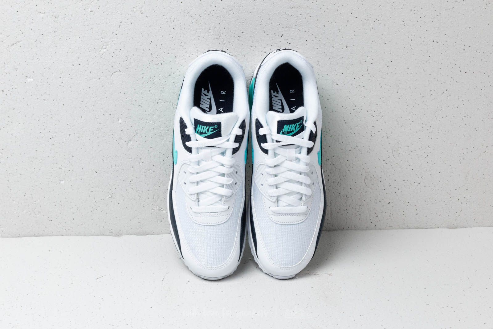 Herresko Nike Air Max 90 Essential White/ Aurora Green