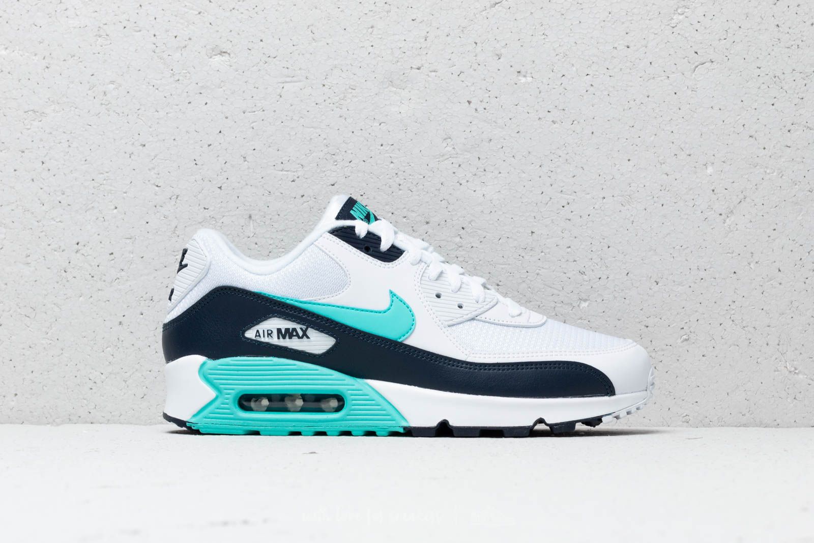 Herresko Nike Air Max 90 Essential White/ Aurora Green