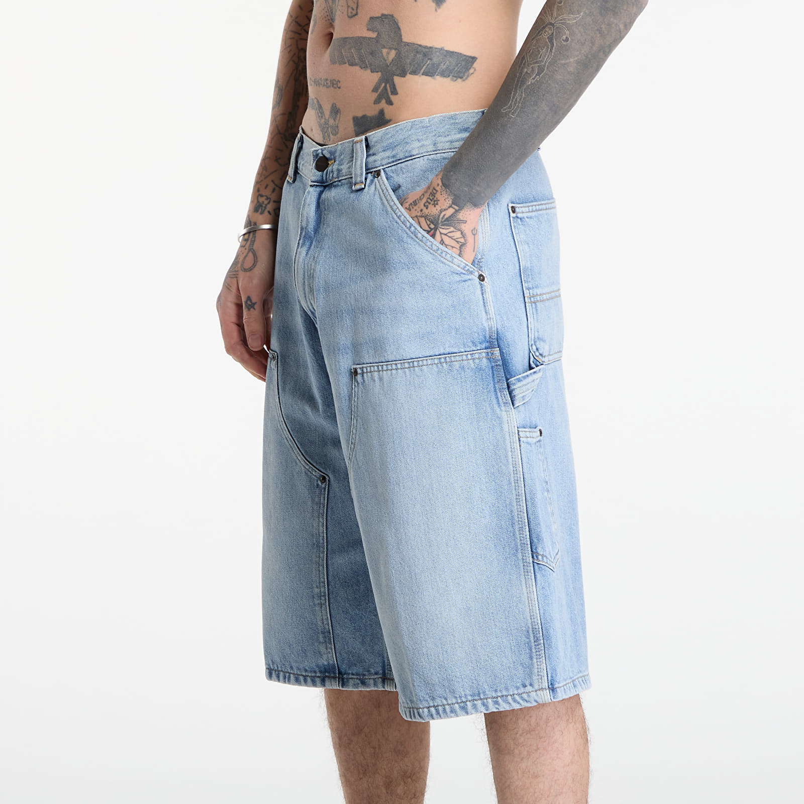 Kraťasy Carhartt WIP OG Double Knee Short Blue