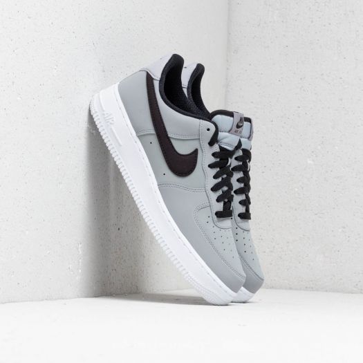 Nike air force 1 black and white leather clearance
