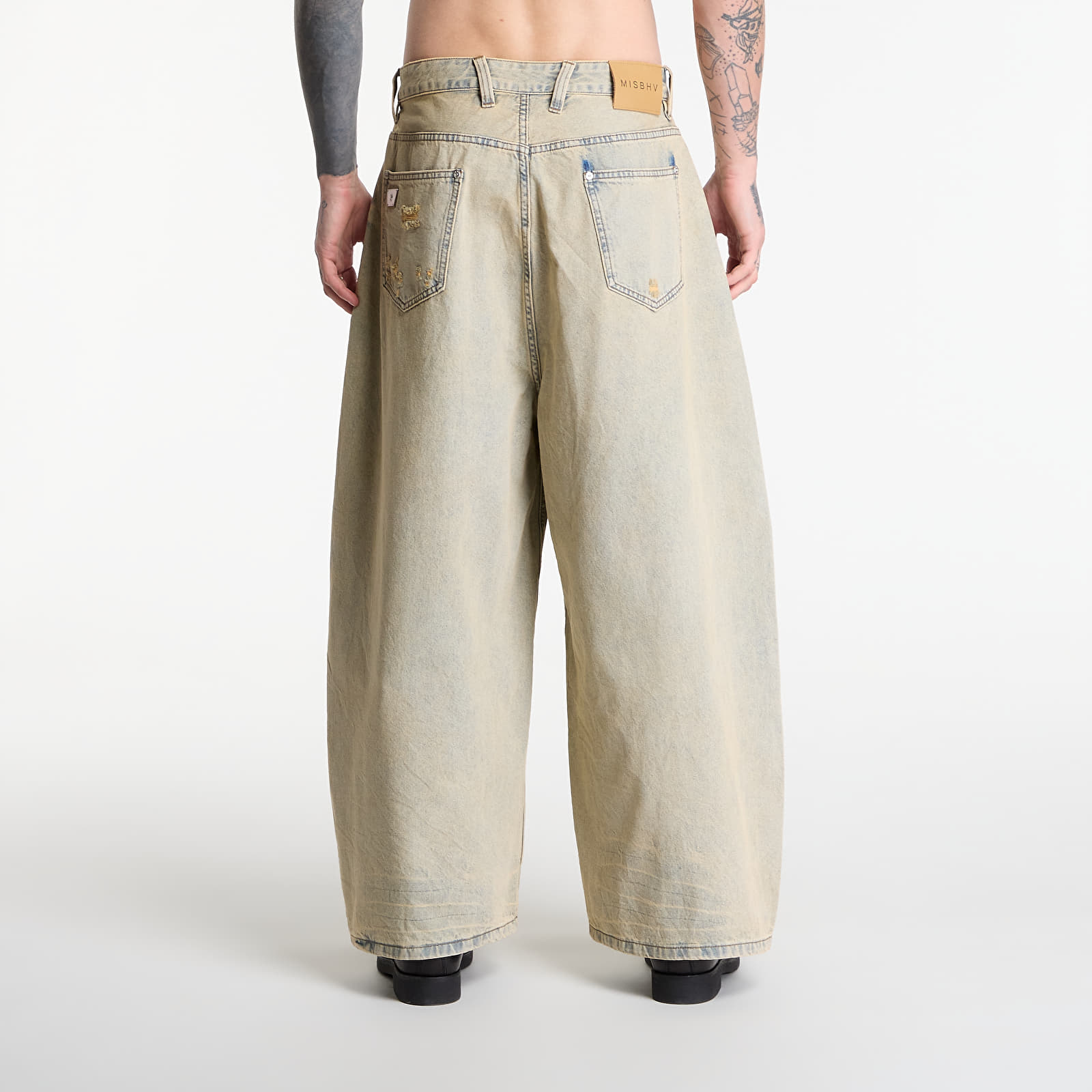 Kavbojke  MISBHV Sand Washed Balloon Denim Trousers UNISEX Sand Washed