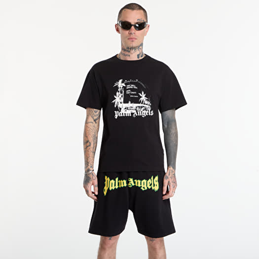 Tricou Palm Angels Palm Statement Regular Tee UNISEX Black/ Off White
