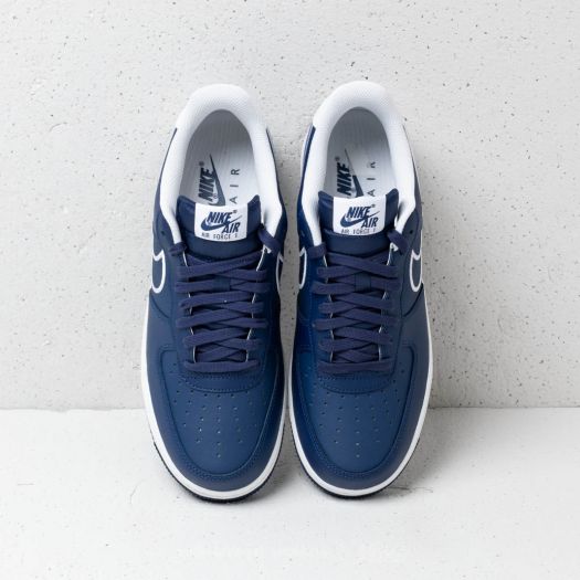 Men s shoes Nike Air Force 1 07 Leather Blue Void White Footshop