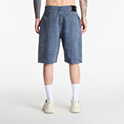 Daily Paper Washed Monogram Woven Shorts Blue Wing Teal