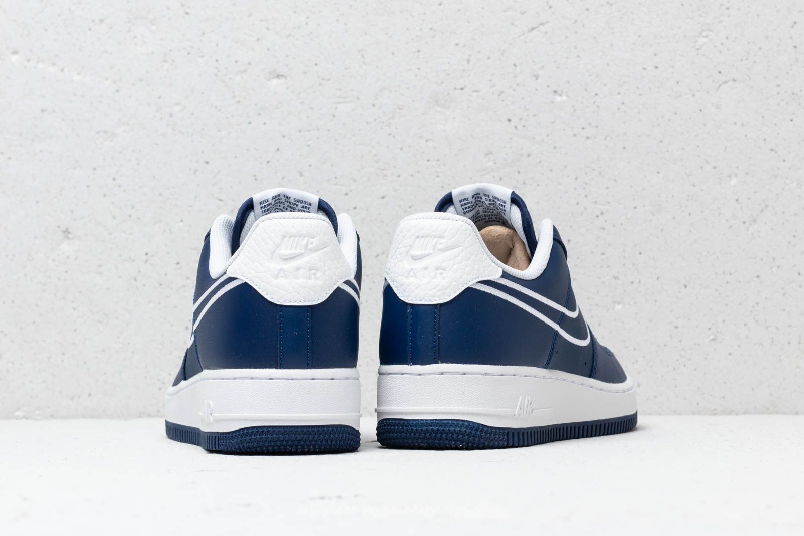 Vīriešu apavi Nike Air Force 1 '07 Leather Blue Void/ White