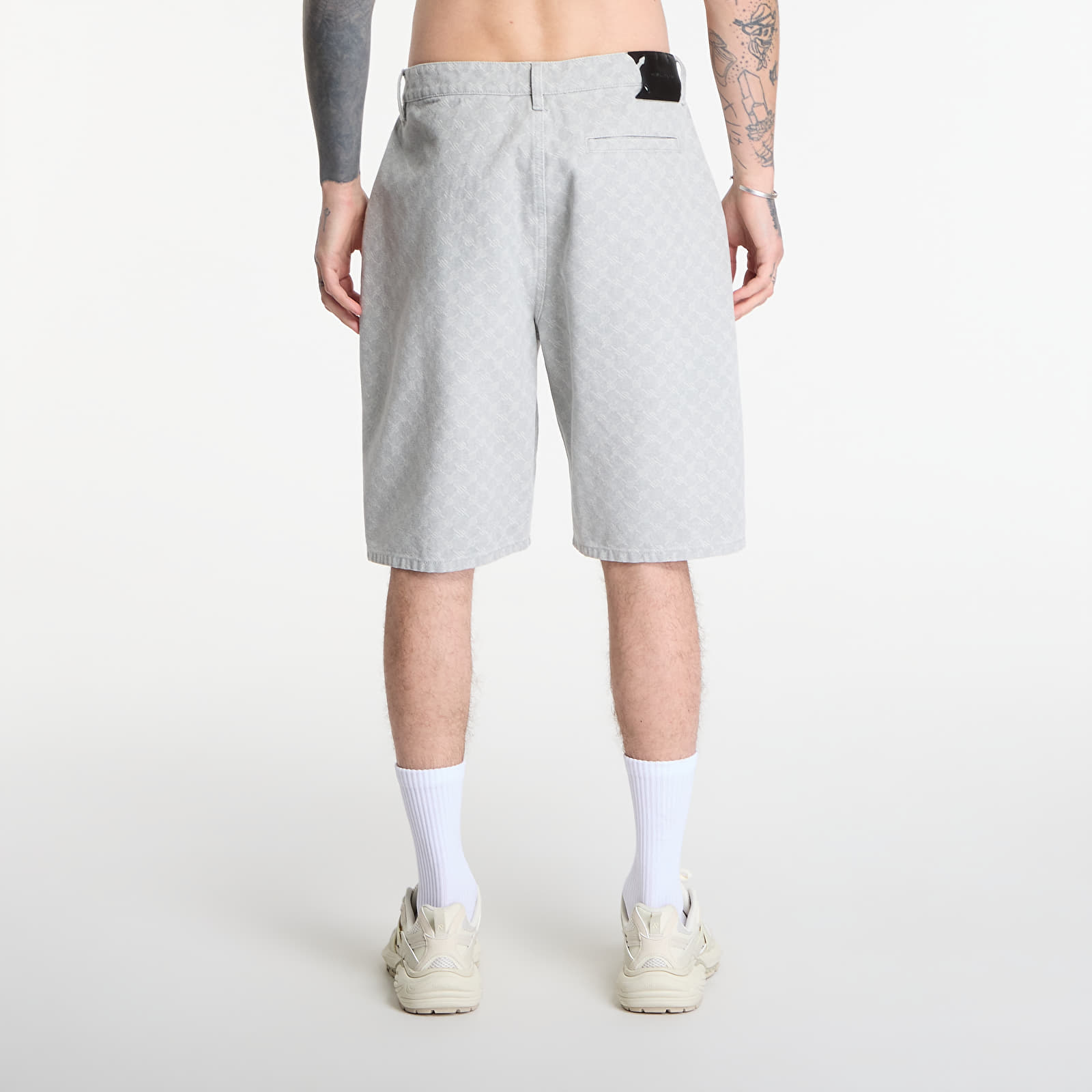 Shorts Daily Paper Washed Monogram Woven Shorts Grey