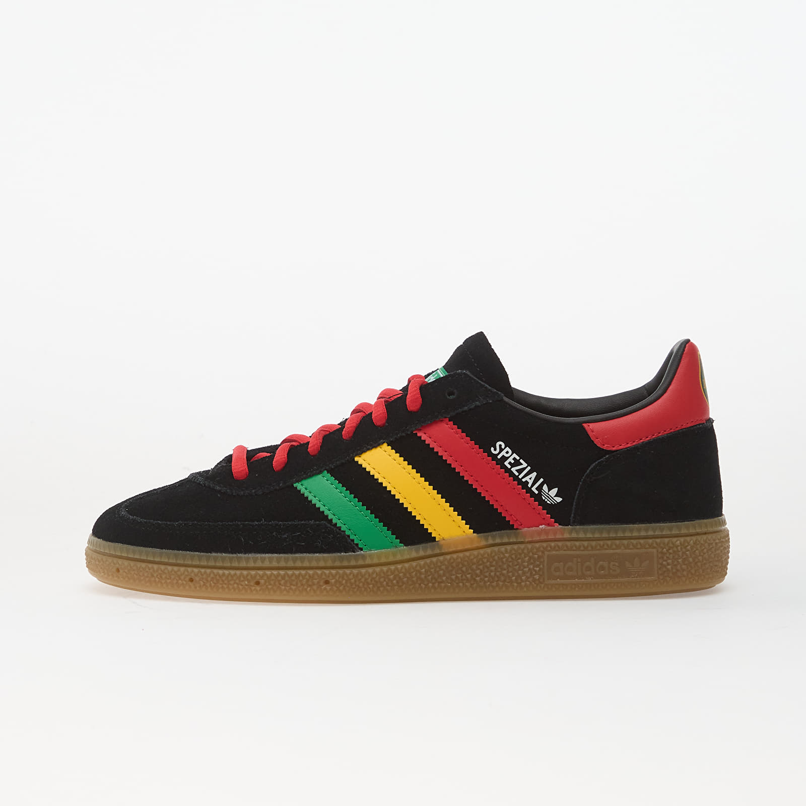 Мужская обувь adidas Jamaica Handball Spezial Core Black/ Pure Ruby/ Bold Gold