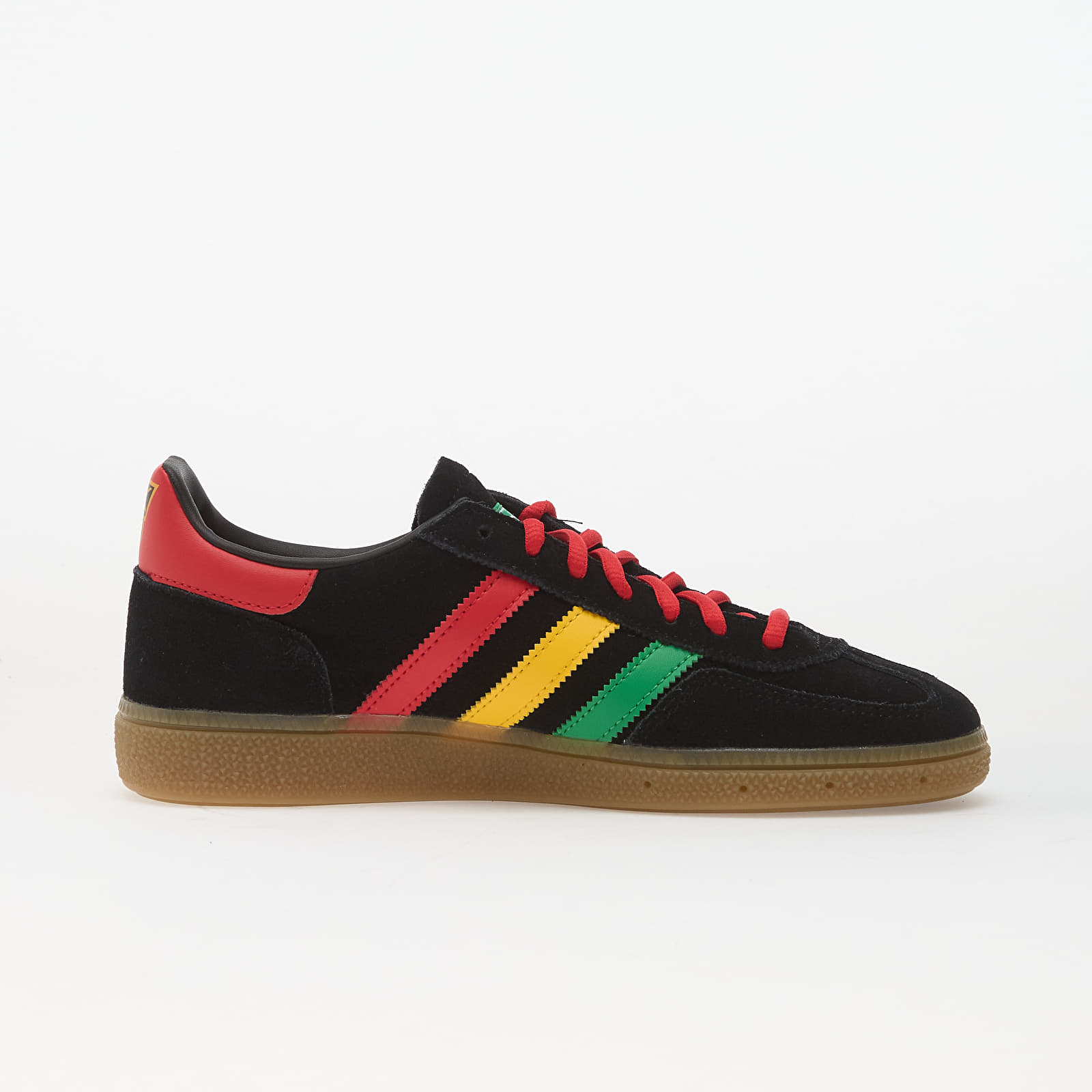 Мужская обувь adidas Jamaica Handball Spezial Core Black/ Pure Ruby/ Bold Gold