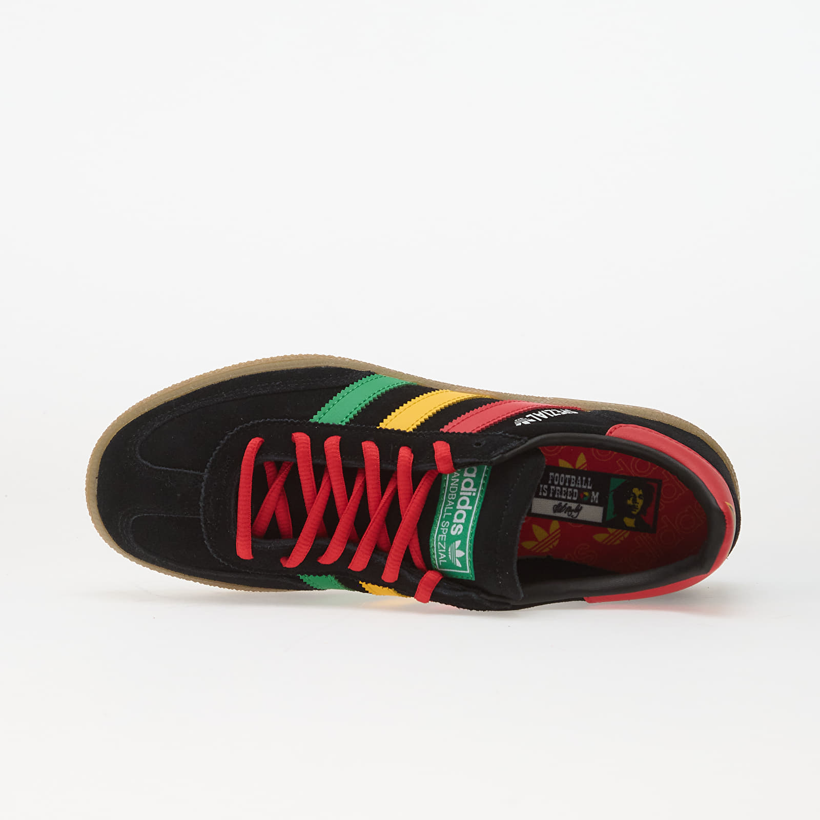 Мужская обувь adidas Jamaica Handball Spezial Core Black/ Pure Ruby/ Bold Gold
