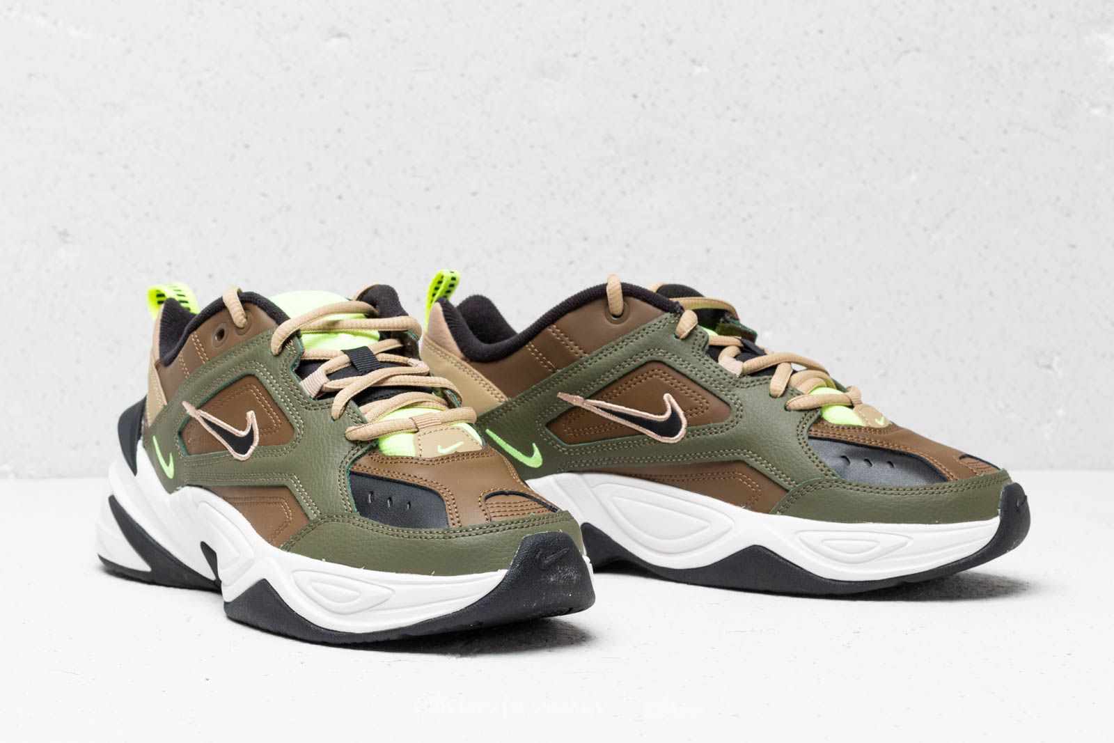 Women s shoes Nike M2K Tekno Wmns Medium Olive Black Yukon Brown Footshop