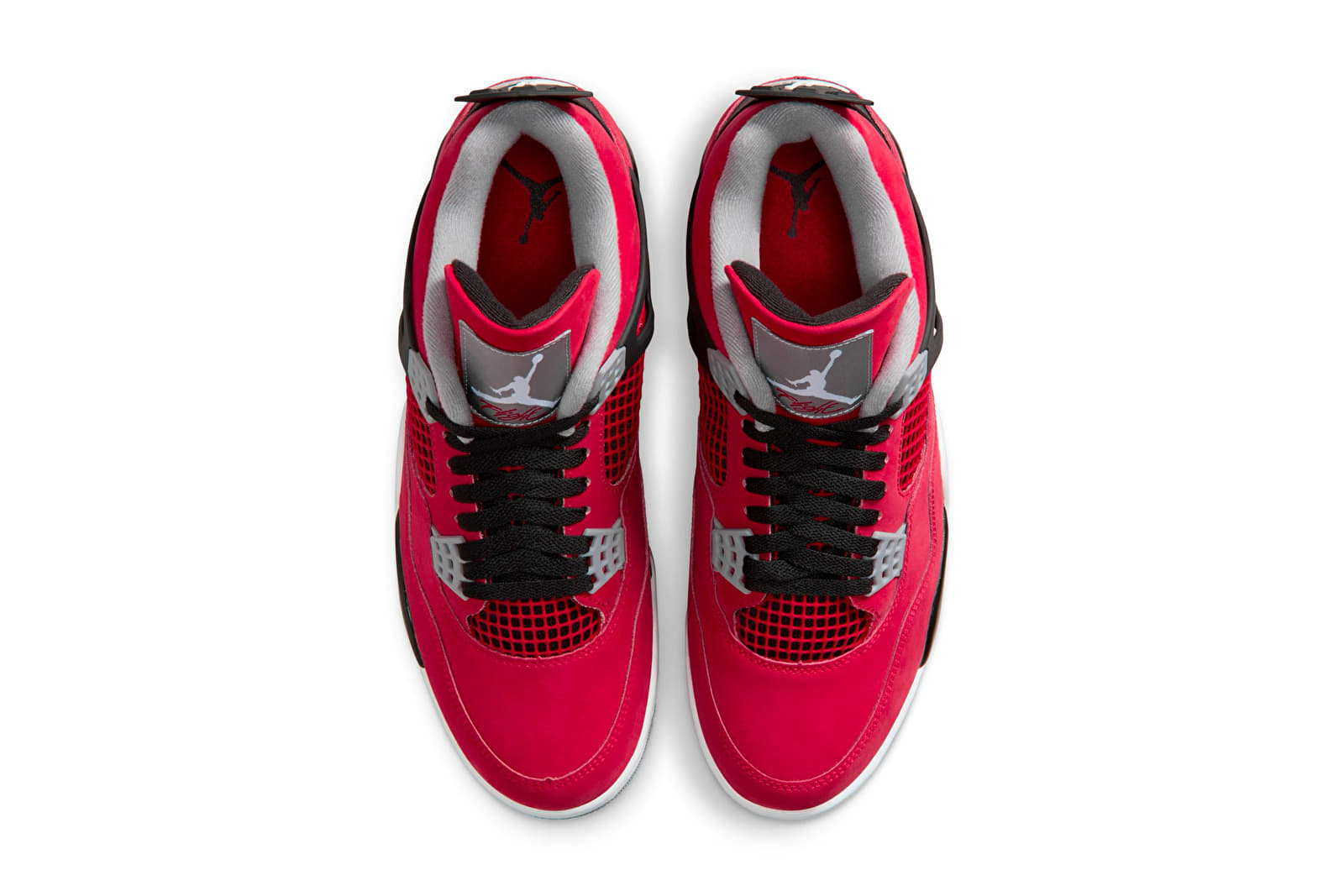 Sapatos de homem Air Jordan 4 Retro "Toro Bravo" Fire Red/ White-Black-Cement Grey