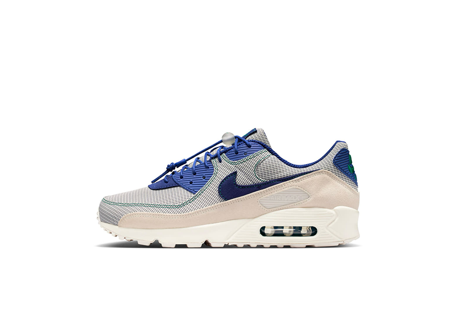 Skor för män Nike Air Max 90 Coconut Milk/ Deep Royal Blue-Legion Pine