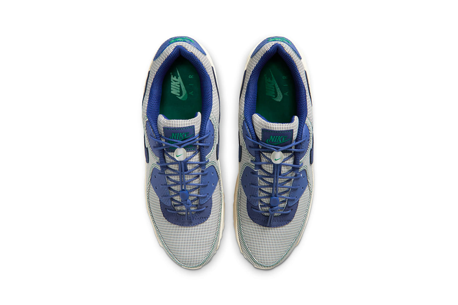 Skor för män Nike Air Max 90 Coconut Milk/ Deep Royal Blue-Legion Pine