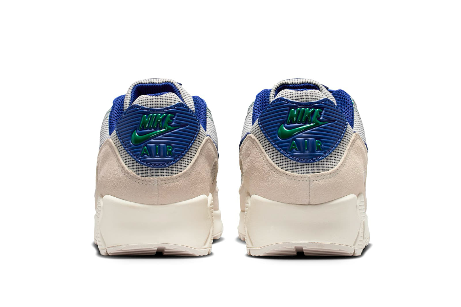Skor för män Nike Air Max 90 Coconut Milk/ Deep Royal Blue-Legion Pine