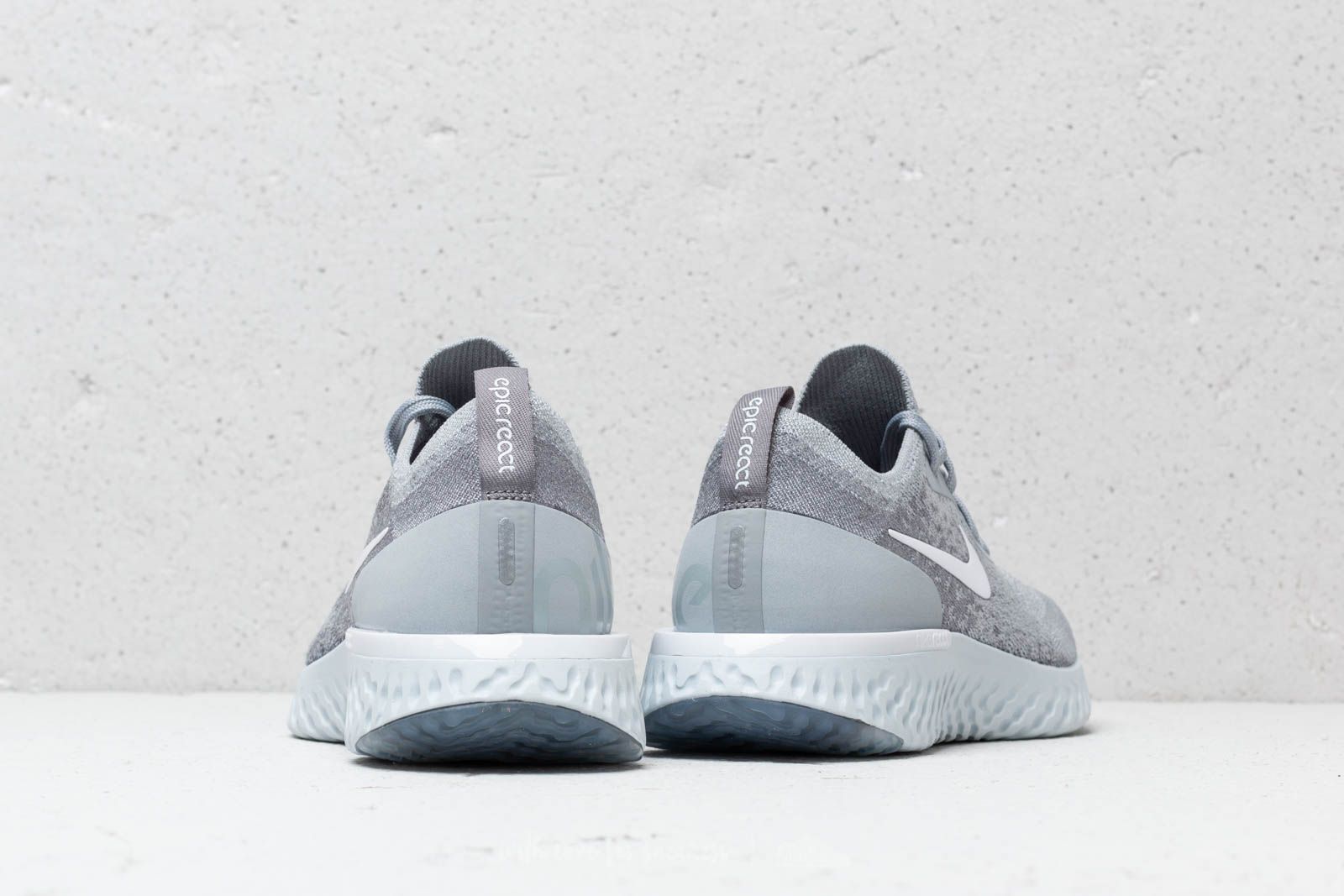 Women s shoes Nike WMNS Epic React Flyknit Wolf Grey White Cool Grey Footshop
