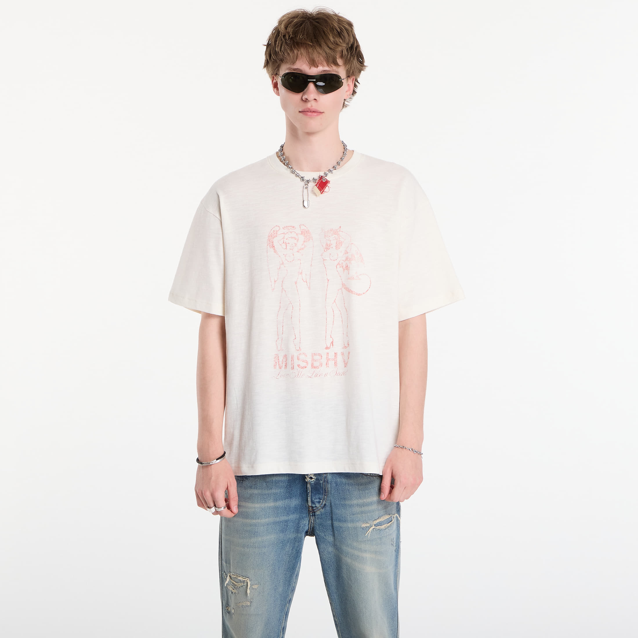 aglietta ISBHV Devil&Angel T-Shirt UNISEX Off White