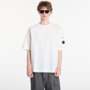 C.P. Company Light Fleece Short Sleeve Sweatshirt Off White