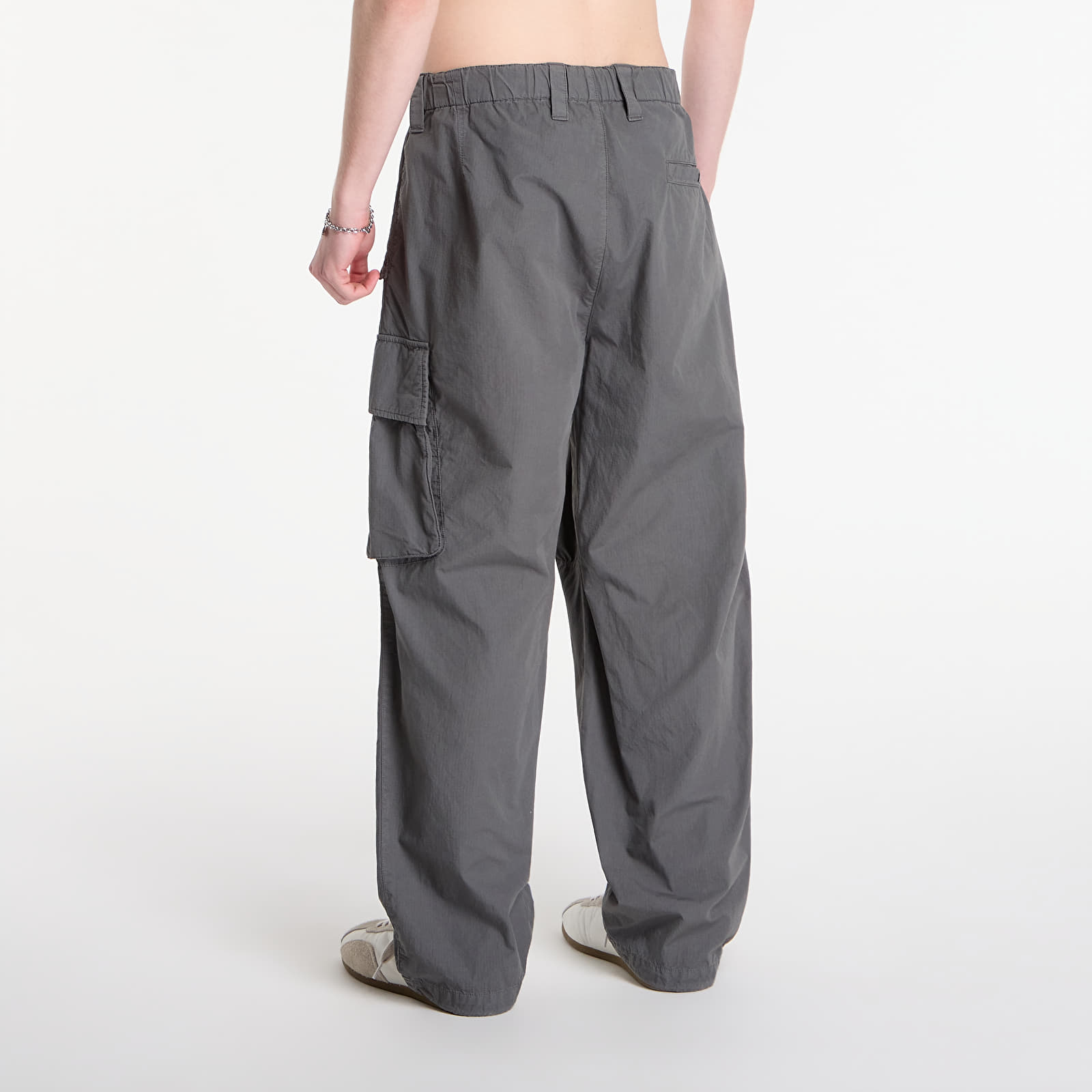 Tops C.P. Company Cotton Rip-Stop Boxy Lens Cargo Pants Gunmetal
