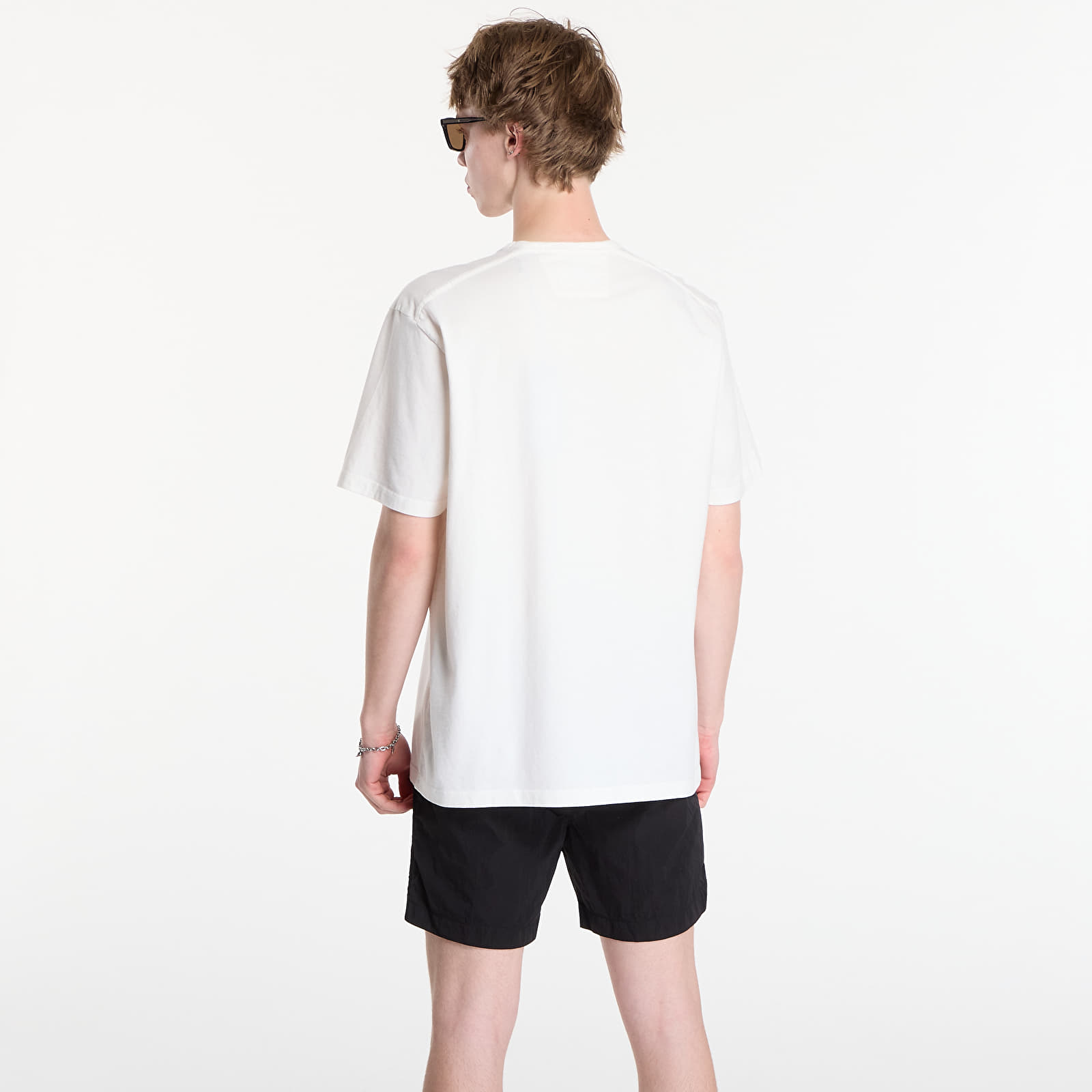 T-shirty męskie C.P. Company Compact 20/1 Jersey Short Sleeve British Sailor T-Shirt Off White