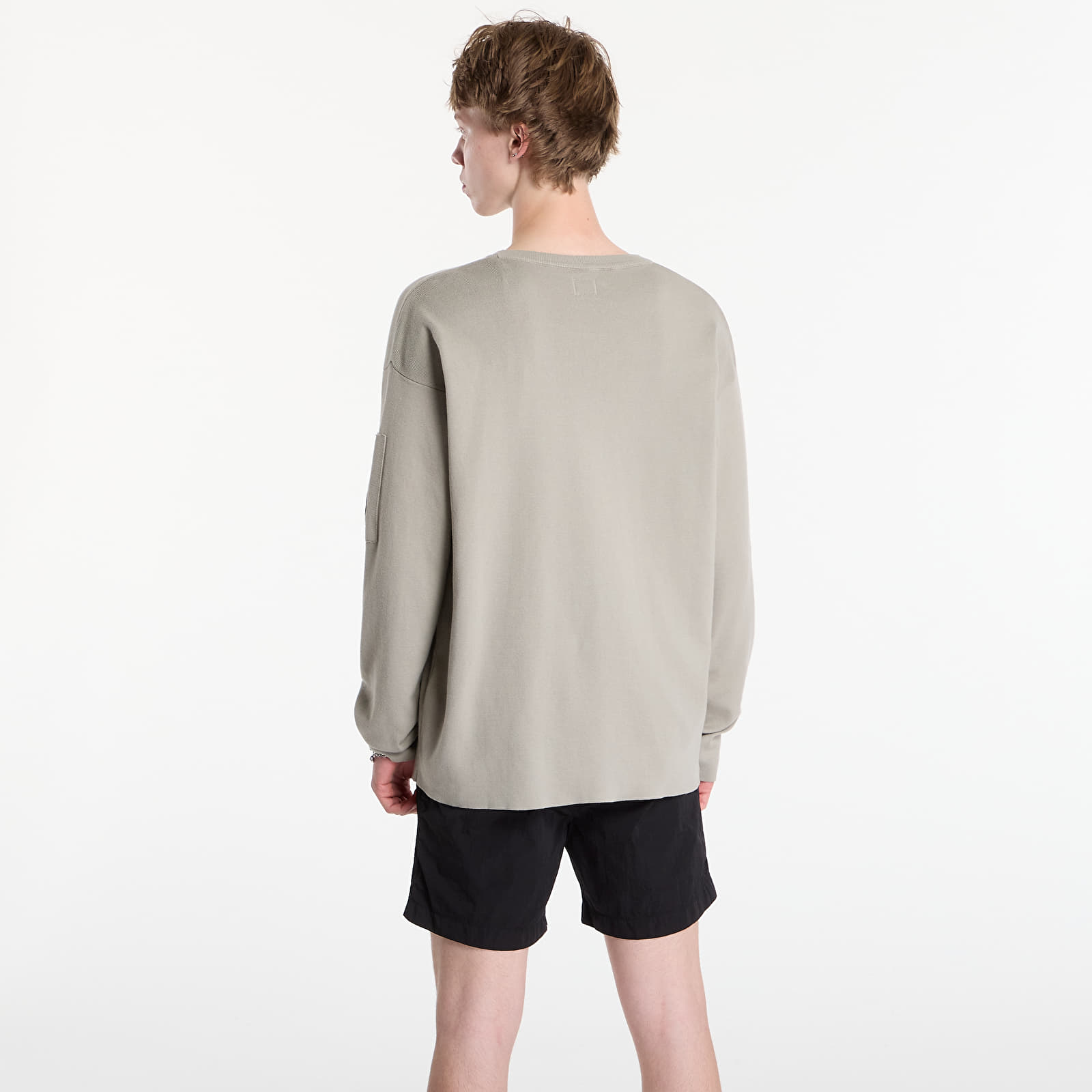 Sweaters voor heren C.P. Company Cotton Sea Island Lens Sweater Dove