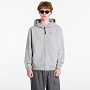C.P. Company Diagonal Raised Fleece Zip Hooded Sweatshirt Greystone