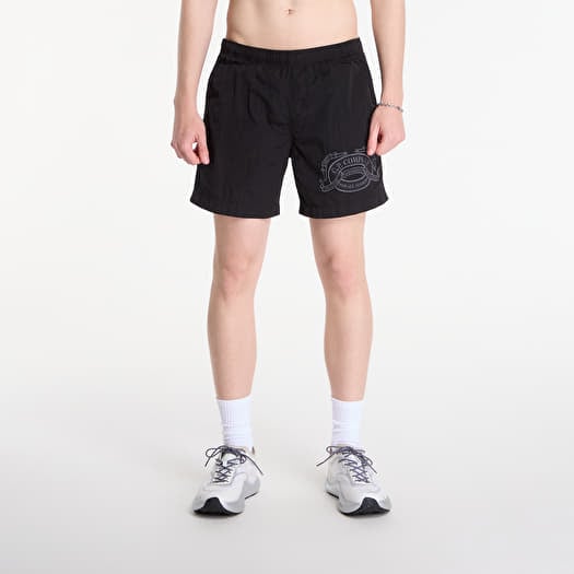 C.P. Company Eco-Chrome R Graphic Embroidery Swim Shorts Black