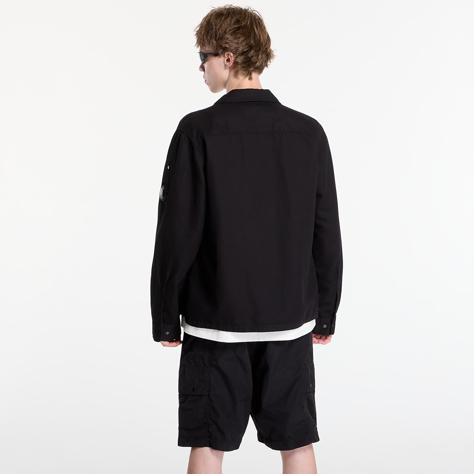 Hemden für Männer C.P. Company Overshirt Black