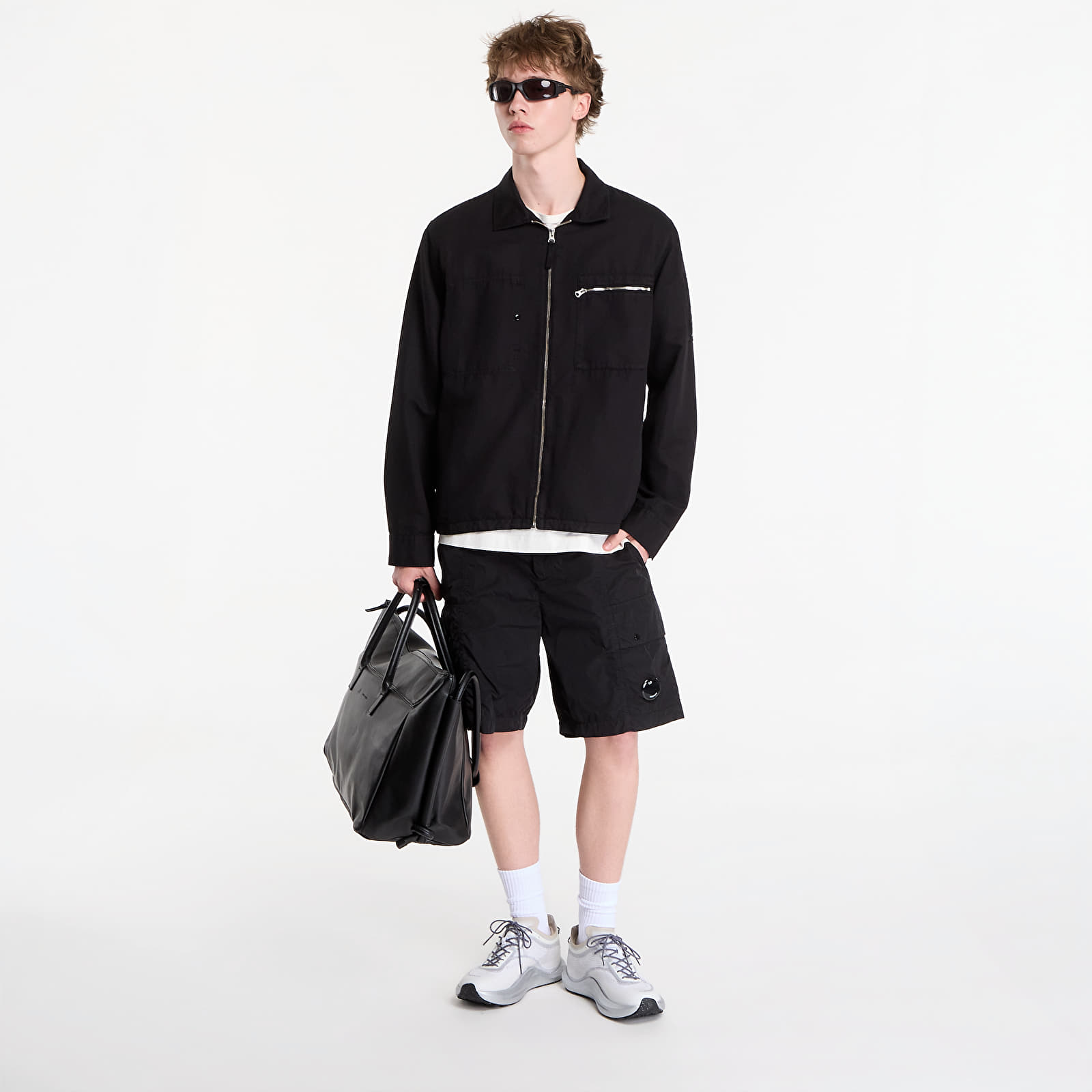 Hemden für Männer C.P. Company Overshirt Black