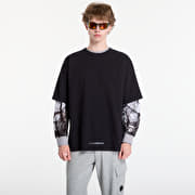 C.P. Company 1020 Jersey Short Sleeve Stencil T-Shirt Black