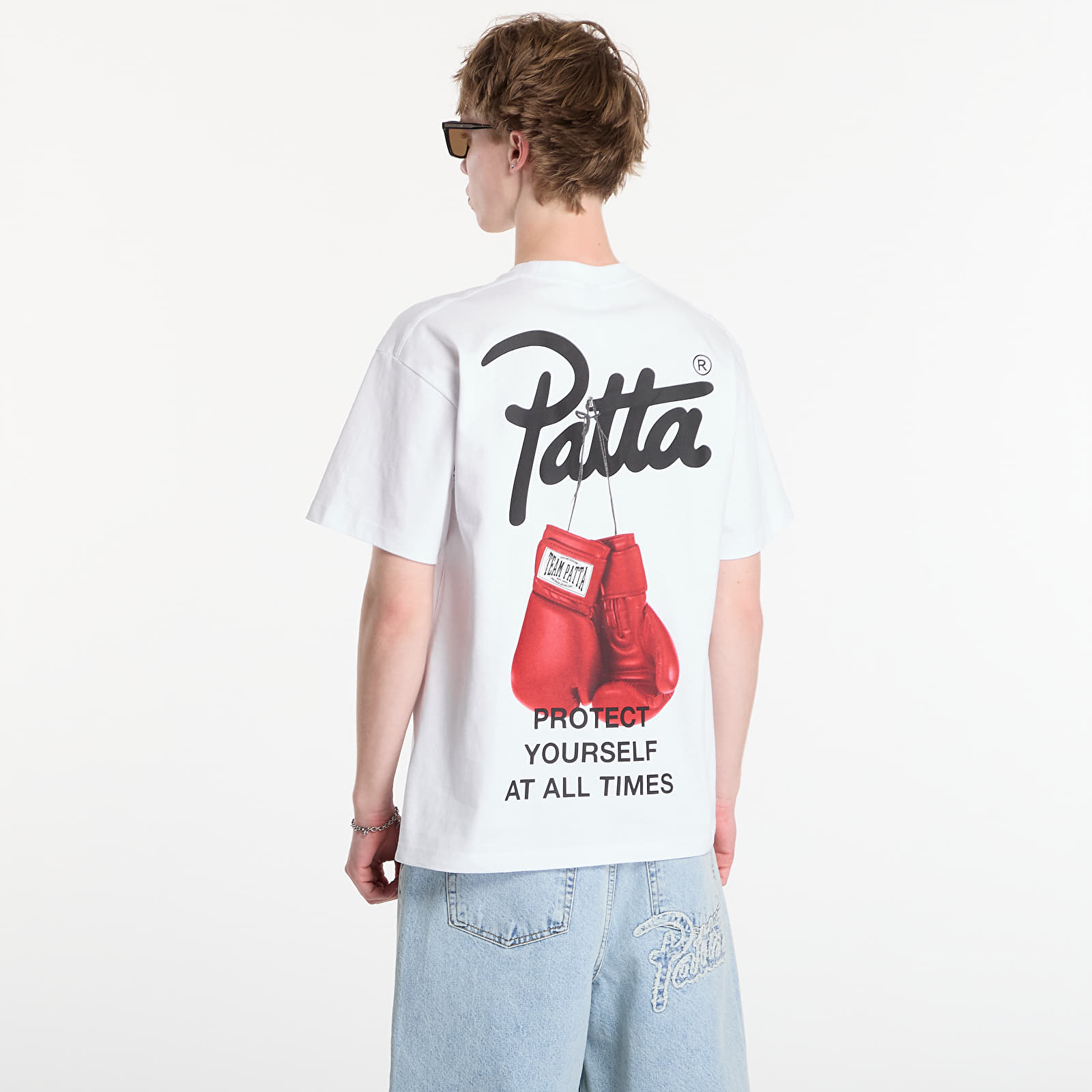 Majice T-shirt Patta Protect Yourself T-Shirt UNISEX White