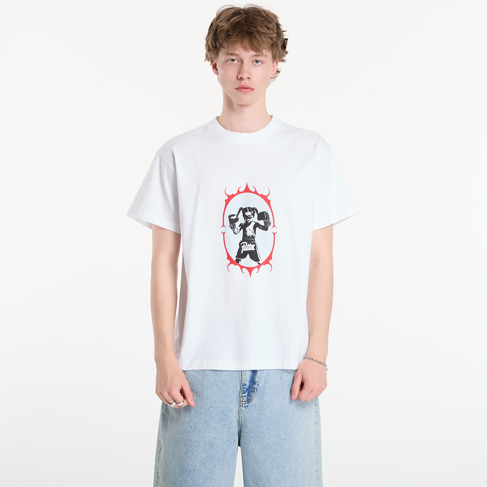 Majice T-shirt Patta Boxing T-Shirt UNISEX White
