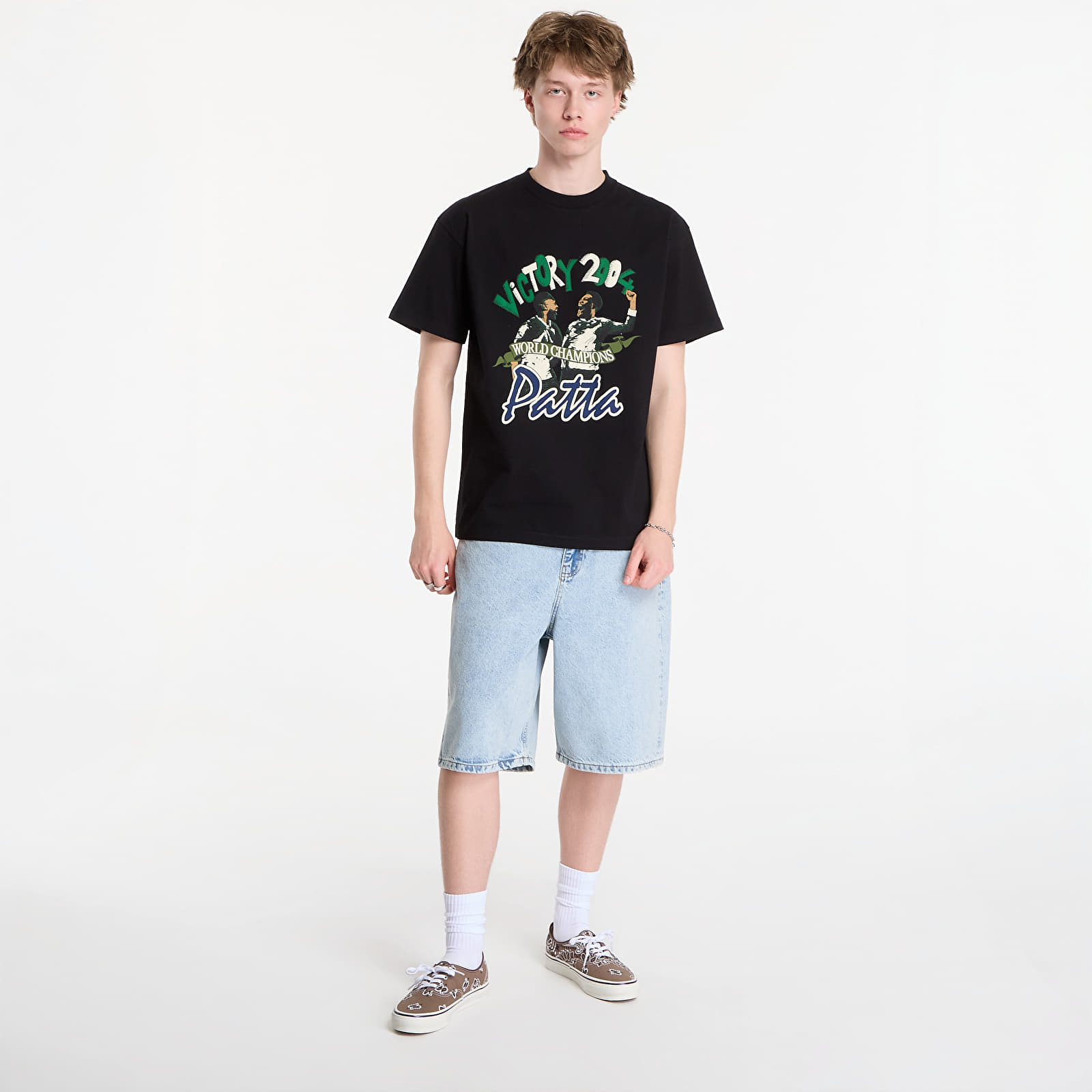 Majice T-shirt Patta Victory T-Shirt UNISEX Black