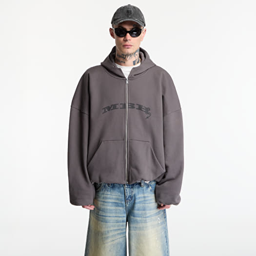 Sweatshirt MISBHV Inflated Mbh Devil Zipped Hoodie UNISEX Washed Grey