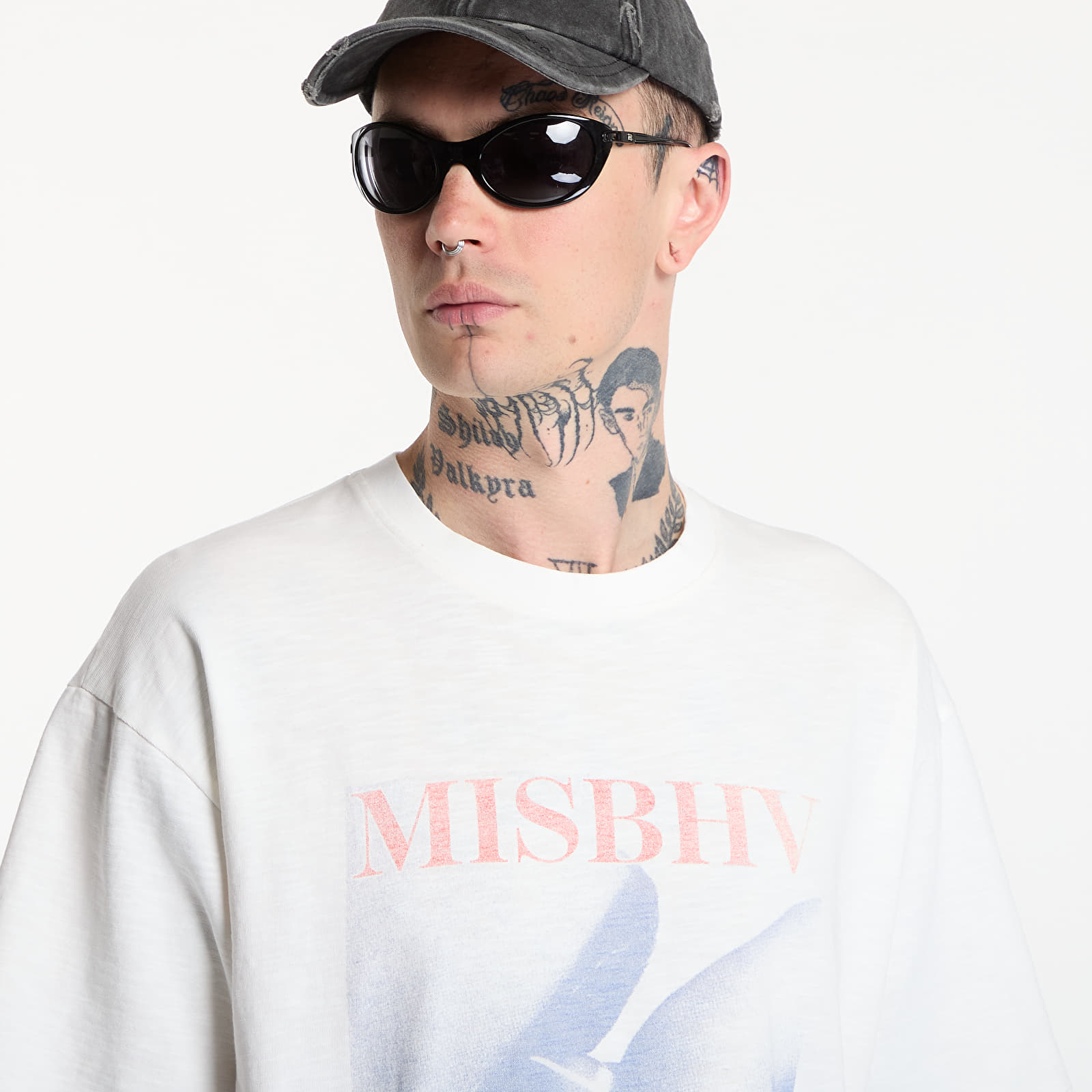 Marškinėliai MISBHV Lip Stick T-Shirt UNISEX Off White