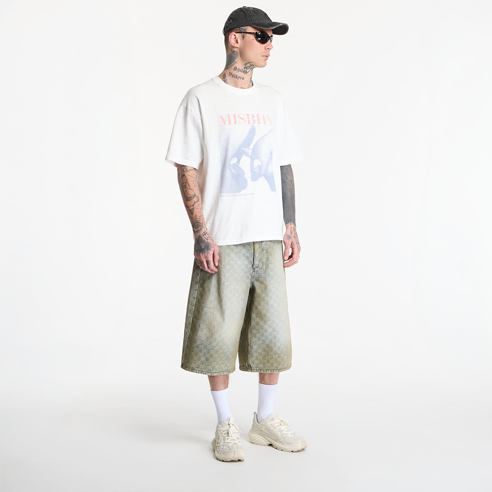 Marškinėliai MISBHV Lip Stick T-Shirt UNISEX Off White