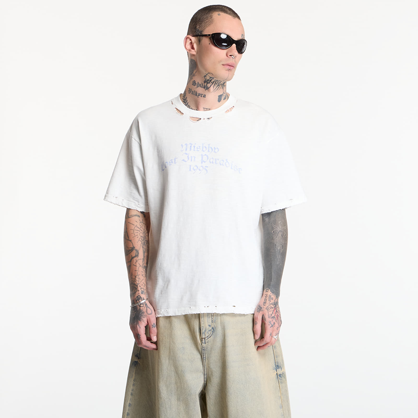Marškinėliai MISBHV Lost In Paradise T-Shirt UNISEX Off White