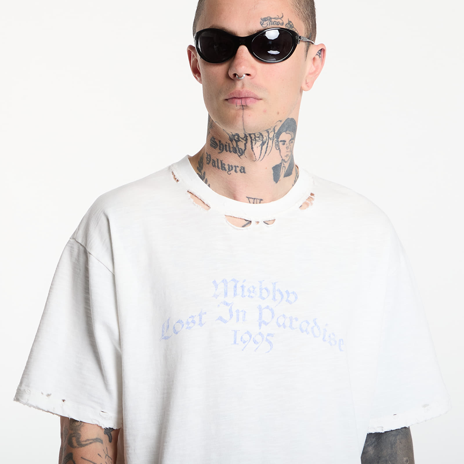 Marškinėliai MISBHV Lost In Paradise T-Shirt UNISEX Off White