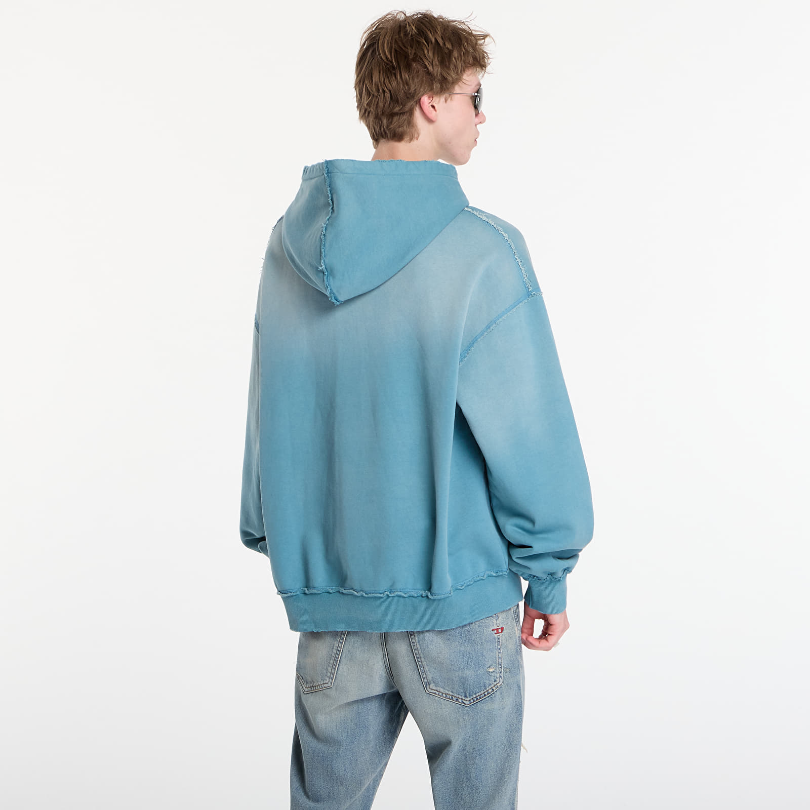 Hoodies and sweatshirts  MISBHV Shadow Pocket Hoodie UNISEX Teal Blue