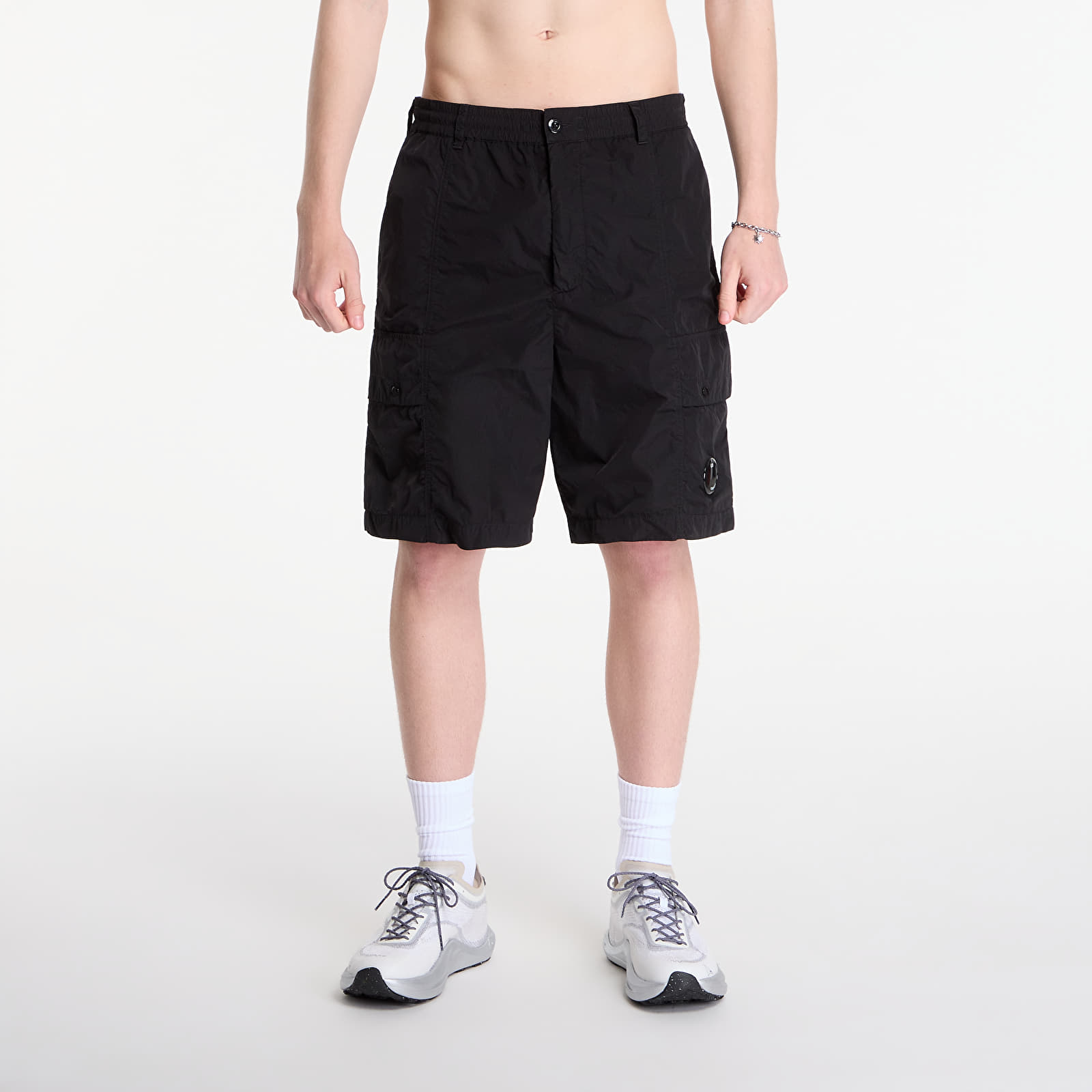 Men's shorts C.P. Company Chrome-R Lens Boxy Cargo Shorts Black