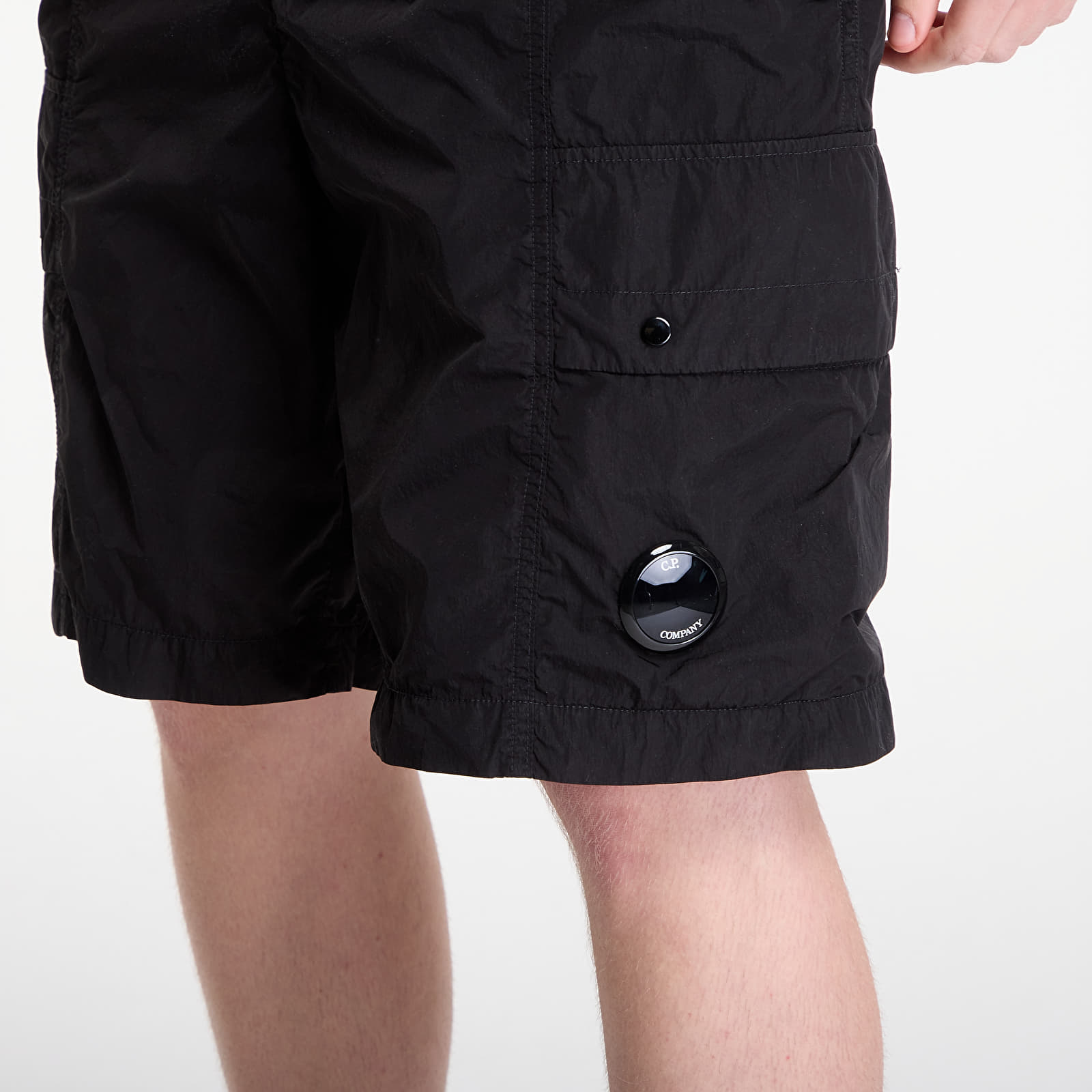 Men's shorts C.P. Company Chrome-R Lens Boxy Cargo Shorts Black