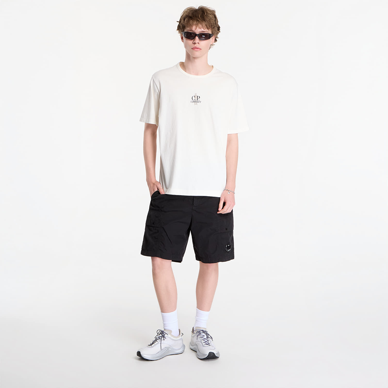 Men's shorts C.P. Company Chrome-R Lens Boxy Cargo Shorts Black