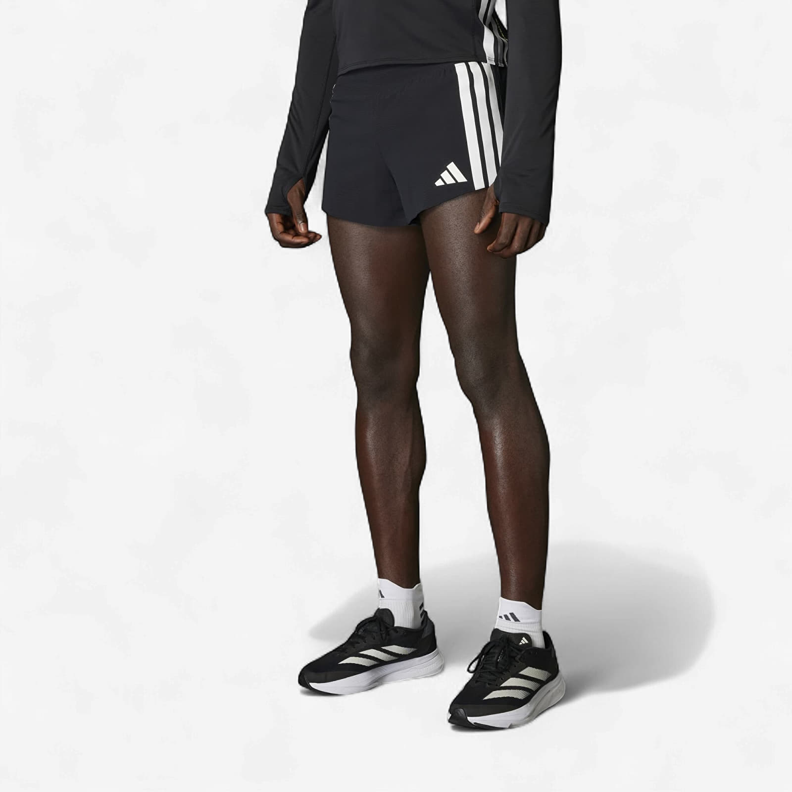 Shorts adidas Adizero Running Gel Pocket Shorts Black