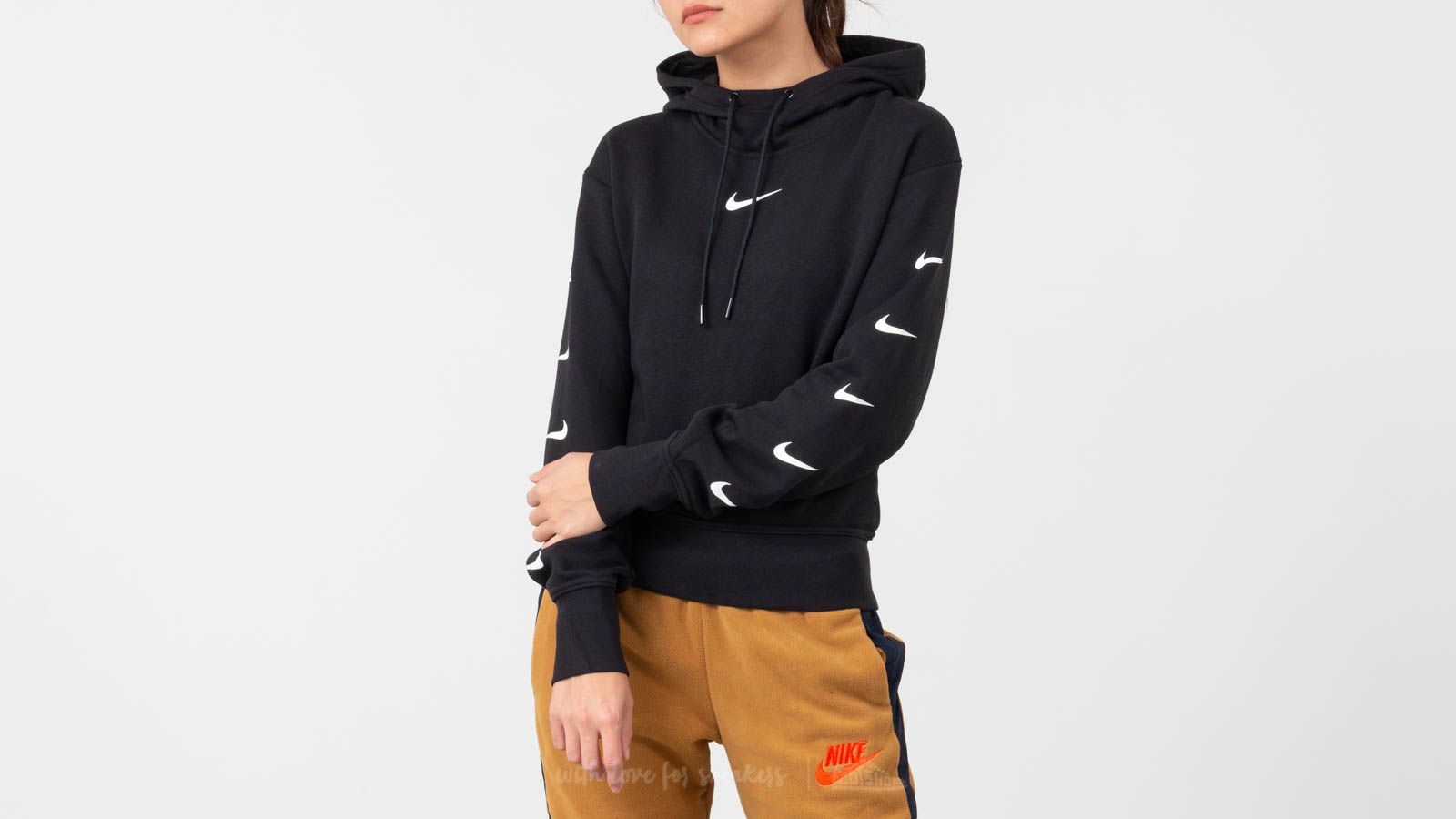 Kapuutsikud ja kampsunid Nike Sportswear Swoosh Hoodie Black