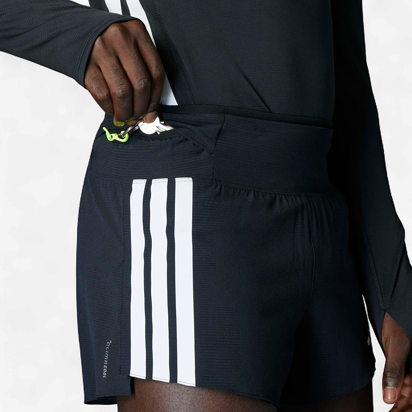 Shorts adidas Adizero Running Gel Pocket Shorts Black