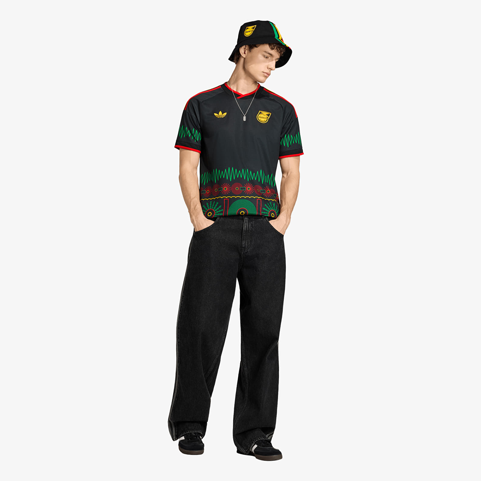 Dresy adidas Jamaica 26 X Bob Marley Away Jersey Black